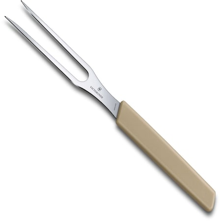 Swiss Army Brands 2024 Victorinox Kitchen Swiss Modern 6In Carving Fork Almond-Beige VIC-6.9036.158B